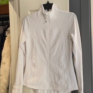 Lululemon white zip up jacket